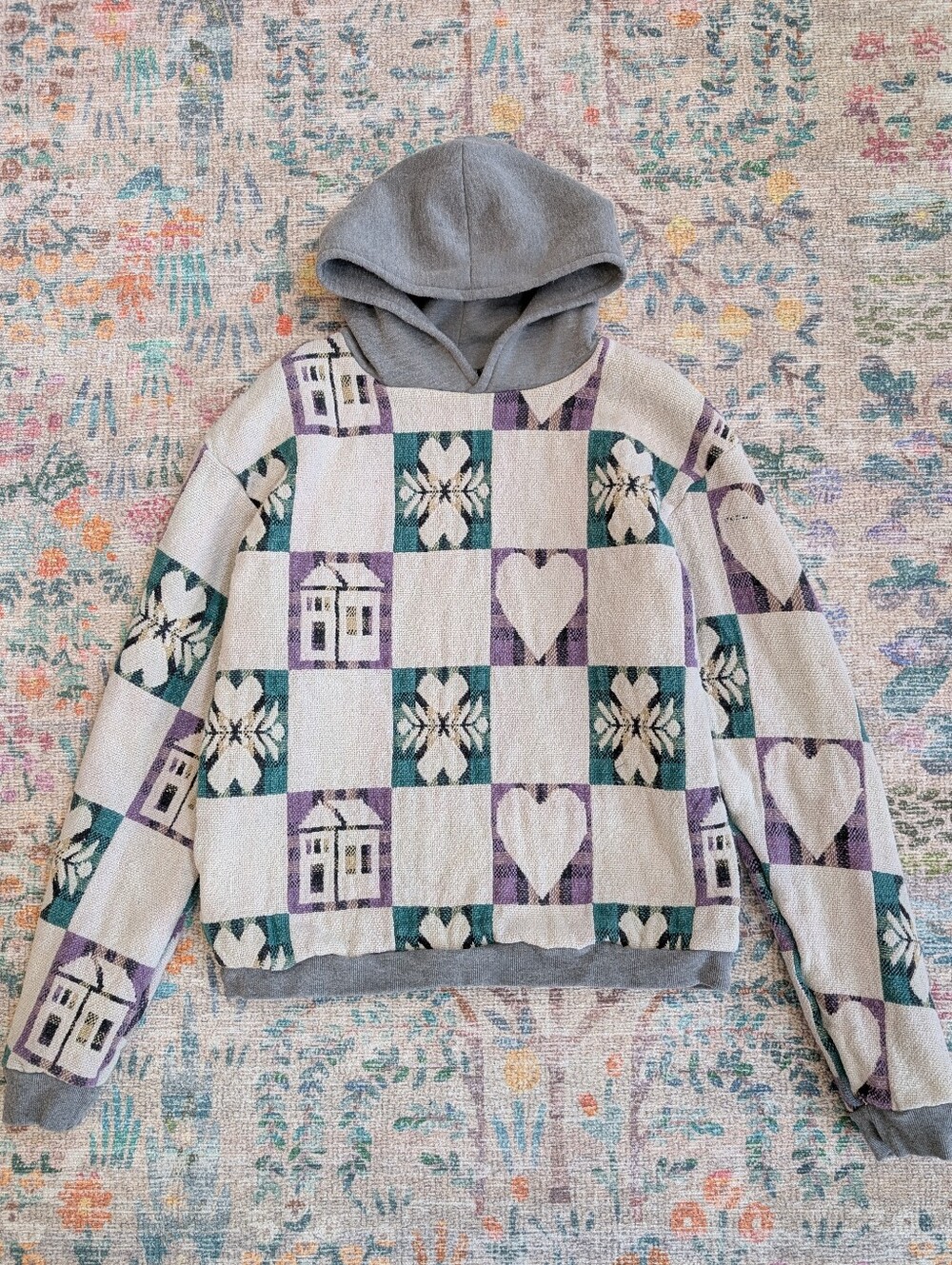 Vintage Reworked Blanket Hoodie
